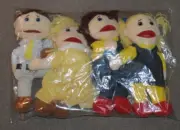 NEW Set of 4 Lillian Vernon Marvel Education Caucasian Hand Puppets