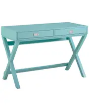 Linon Peggy Blue Writing Desk