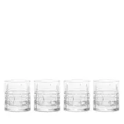 Orrefors Street Old Fashioned Glass, Set of 4