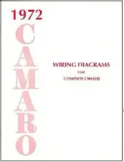 1972 72 CAMARO WIRING DIAGRAM MANUAL