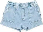 [Replay] Kamir Girls' Soft Denim Jeans Shorts