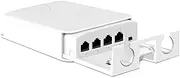 New 4-Port IP55 Outdoor Waterproof POE Repeater 1 to 3 Network Switch PoE Extender for IP Cameras 100Mbps