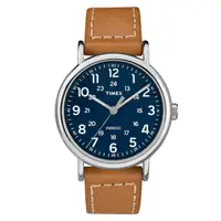 在飛比找Coupang 酷澎優惠-Timex 男士皮革錶帶手錶 TW2R42500