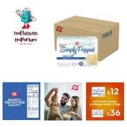 Simply Popped, , Dairy Free Microwave Popcorn, 3oz Sharing Bag, 3 Bags Per Ca...