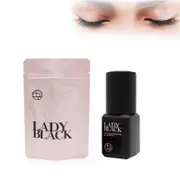 Lady Black Eyelash Extensions Glue 5ml Professional Max Bonding Strength Lash Glue, 1-3 Sec Fast Drying 5-6 Weeks Retention 1pc