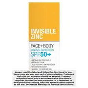 Invisible Zinc Mineral Sunscreen Face & Body SPF50+ 150g