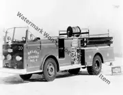 Pirsch Fire Truck Engine Beloit Fire Dept. Photograph Print 8.5x11"