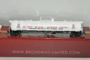 HO scale Broadway Limited Imports cryogenic tank car train BIG 3 INDUSTRIES GAS