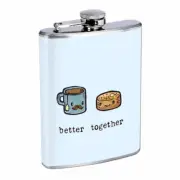 Better Together Em17 Flask 8oz Stainless Steel Hip Drinking Whiskey