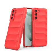 S22 Plus Case Flexible Soft TPU Rubber Grip Shock-Absorbent Protective Case Cover - Red