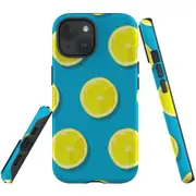 For iPhone 15 Plus Case, Shielding Cover, Lemon Slices