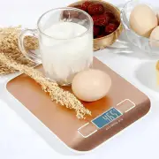 ANYGLEAM Golden Stainless Home Kitchen Coffee Food Scale 10Kg Accurate Measure Electronic Portable Digital Display