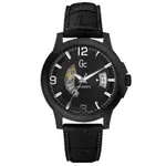 GC 尊爵個性機械腕錶-黑-SWISS MADE-X84005G2S