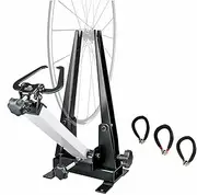BIKEHAND Bike Wheel Professional Truing Stand Bicycle Wheel Maintenance - Great Tool for Rim Truing with Free Spoke Wrenches and Heavy Duty Base