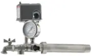 Boshart TFP-ST25S2U 1" x 4-1/2" Stainless Pressure Tank Tee Package, 30-50 PSI