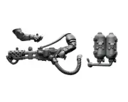 Warhammer Bit | Astra Militarum Cadian Command Squad Flamer B (3)