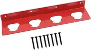 Generic 12V Battery Storage Holder Storage Rack Wall Mount Compact Garage Organization with Screws Display Stand for Workshop Garage