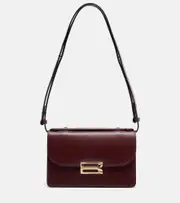 [Victoria Beckham] Victoria Beckham Dorian Mini leather shoulder bag One Size burgundy