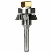 Carbitool 25-DEGREE BEVEL TCT ROUTER BIT W.BEARING 1/4″ Shank,4-Flute*Aust Brand