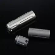 Waterproof canister pill Container Titanium EDC Emergency Key pendant Keychain