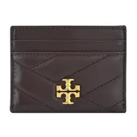 在飛比找誠品線上優惠-TORY BURCH KIRA金屬LOGO皮革絎縫卡片夾(多