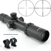 Visionking 1-10x30 FFP Reticle Mil-Dot 35mm Tube Rifle Scope Picatinny Mount