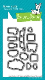 Lawn Fawn Treat Cart Add-On: Tacos Lawn Cuts Die