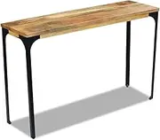 VRAXO Console Table Mango Wood 120x35x76 cm -15.15KG,243339