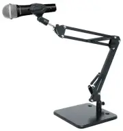 Rockville RMC-XLR Handheld Wired Dynamic Microphone+Desktop Boom Arm Mic Stand