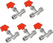 SHINEOFI 5pcs Float Ball Valve for Air Compressor Air Pump Valve for Tight Seal Connection Easy Maintenance Reliable Replacement Parts