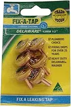 Fix-A-Tap Delaware Tap Valves 6 Pack Suits 1/2 Inch 13mm Tap Fix Leaks 203168