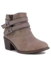 SUGAR Little Girls Kringle Ankle Bootie Taupe Size 12
