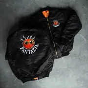 OFFICIAL Fantazia Smiley RAVE ERA MA1 Bomber Jacket Dreamscape Vibealite