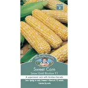 Mr Fothergill's Snow Gold Sweet Sweet Corn Vegetable Seeds