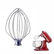 6Qt Stainless Steel Whip Whisk For Kitchenaid Stand Mixer