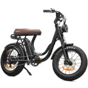 VALK Nomad Electric Fat Tyre Bike, 350W, 32km/hr, Throttle ebike, Disc Brakes, S