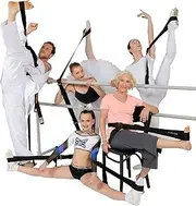 Si-Stretcher Stretching and Flexibility aid for Martial Artists, Dancers, Gymnasts, Cheerleaders, Physical Therapy, Yoga, Pilates & Athletes A Comfortable Stretching Band/Strap