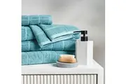 Sheraton Subway 5 Piece Towel Set - Aqua Mist