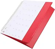 jojofuny 2025 Small Flip Desk Calendar Academic Year Monthly Planner for Home Office Stylish Material with Ink Feathering Prevention Elegant Solid Color Design