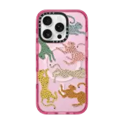iPhone 16 Pro Impact Case MagSafe Compatible Rainbow Cheetah