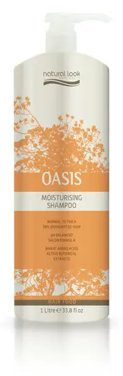 6x Natural Look Oasis Moisturising Shampoo 1L