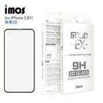 免運 IMOS IPHONE X / XS , XS MAX , XR 熱彎3D 滿版康寧9H玻璃螢幕保護貼