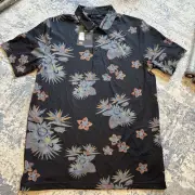 Men’s Travis Mathew Size Medium Golf Flower Polo Shirt