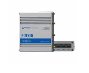 Teltonika RUTX10 Professional Ethernet Router, Industrial Ethernet Router/VPN/Firewall (NO-LTE) with Dual Band WiFi 5 802.11ac, PSU included