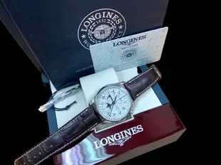 飛馬當舖 售 LONGINES 浪琴 L26734783  巨擘系列 月相 計時碼表 40mm 9成8新