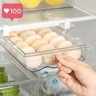 Egg Holder for Refrigerator Drawer, Fridge Egg Drawer Organiser Fridge Storage E