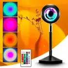 UFO Sunset Lamp,Lights with 16 Color Changing Remote, Table Lamps Projection