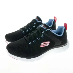 【Skechers】女鞋 運動系列 FLEX APPEAL 4.0 寬楦款 - 149580WBKMT-US5.5