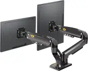 Dual Monitor Desk Mount Stand Full Motion Swivel Computer Monitor Arm for Two Sc