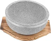 BIUDECO Stone Pot Bibimbap Bowl Korean Style Soup Pot Heat Resistant 800ml Comfortable to Hold